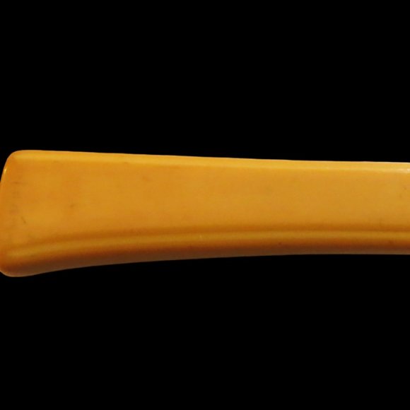 Robinson Stainless Steel Three Piece Meat Carving Set Yellow Bakelite Ha… - Picture 5 of 6